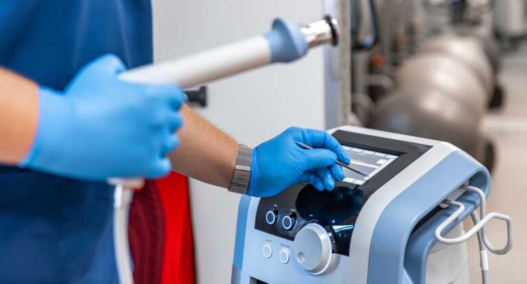 Shockwave therapy device used for erectile dysfunction treatment