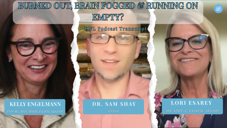 Burned out, brain fogged, and running on empty