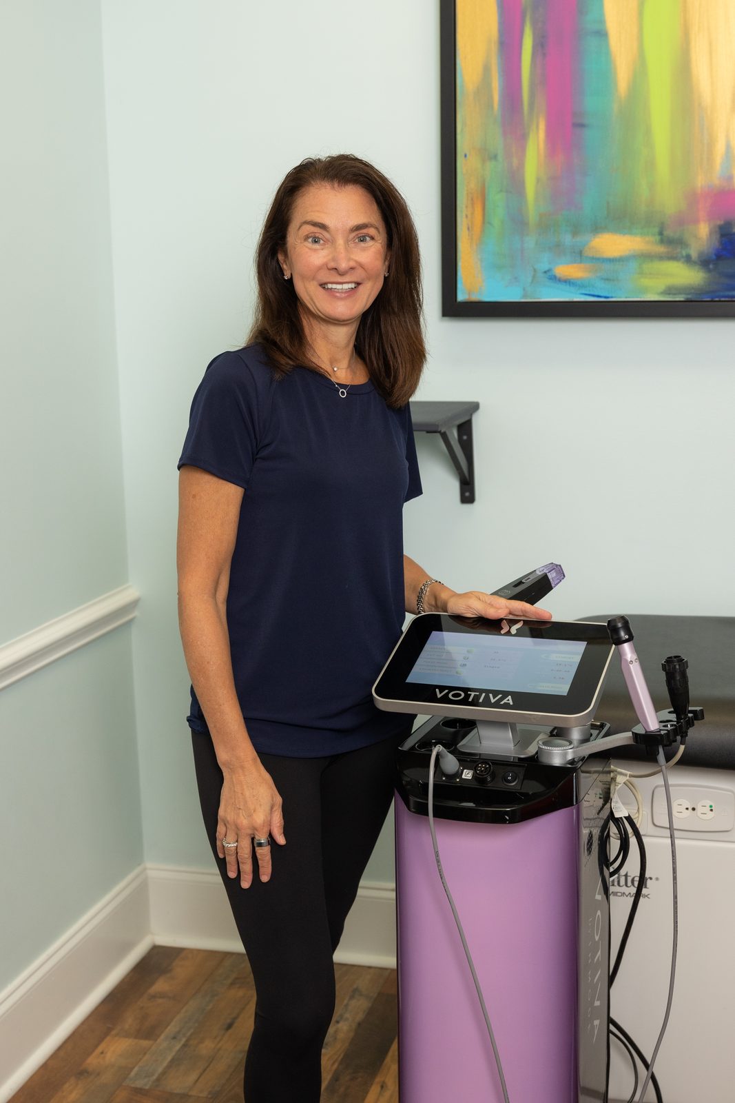 Kelly Engelmann, FNP-BC with the Votiva women's wellness system